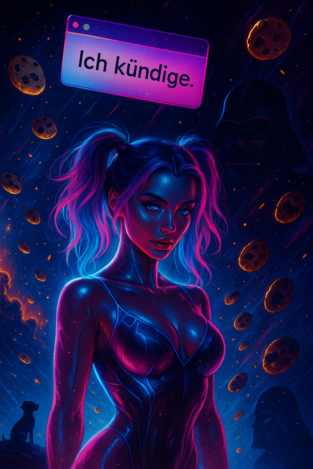 Buchcover Illusion der KI – Das Keksimperium